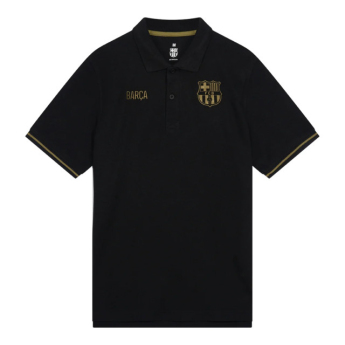Barcelona męska koszulka polo Crest gold