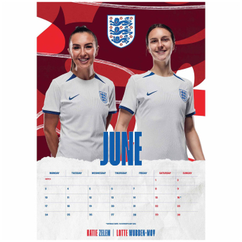 Reprezentacja piłki nożnej kalendarz England Lionesses 2024