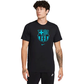 Barcelona koszulka męska Crest black