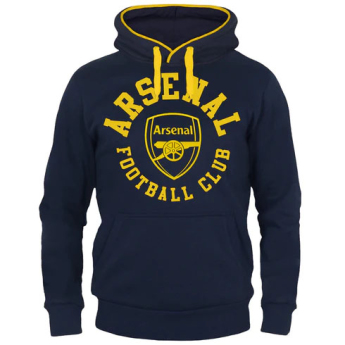Arsenal męska bluza z kapturem Graphic yellow