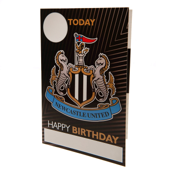 Newcastle United kartka urodzinowa z naklejkami Hope you have a fantastic birthday!