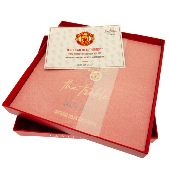 Manchester United pudełko upominkowe Calendar & Diary Musical Gift Box 2024