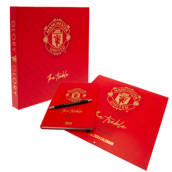 Manchester United pudełko upominkowe Calendar & Diary Musical Gift Box 2024