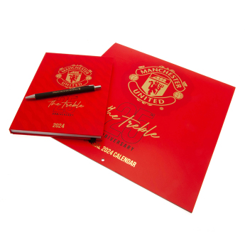 Manchester United pudełko upominkowe Calendar & Diary Musical Gift Box 2024