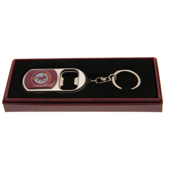 Aston Vila brelok z otwieraczem Keyring Torch Bottle Opener red