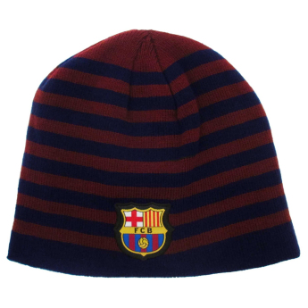 Barcelona czapka zimowa stripe