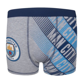 Manchester City bokserki chłopięce 3pack blue