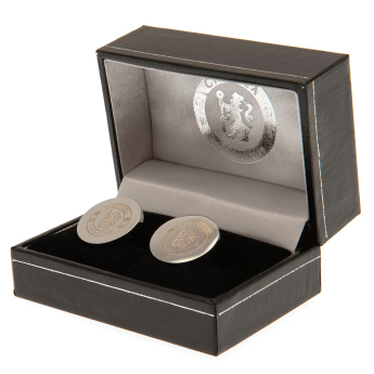 Chelsea spinki mankietowe Stainless Steel Round Cufflinks