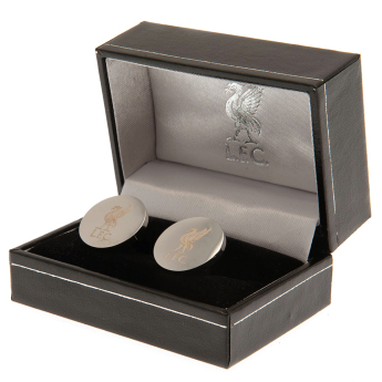 Liverpool spinki mankietowe Stainless Steel Round Cufflinks