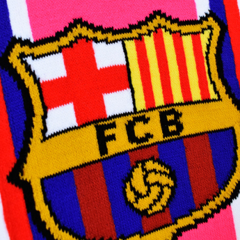 Barcelona szalik zimowy No28 pink