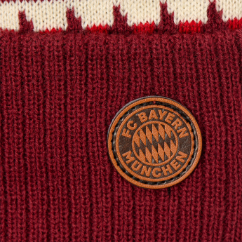 Bayern Monachium czapka zimowa dziecięca Winter red