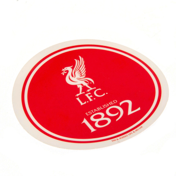 Liverpool naklejka Single Car Sticker EST