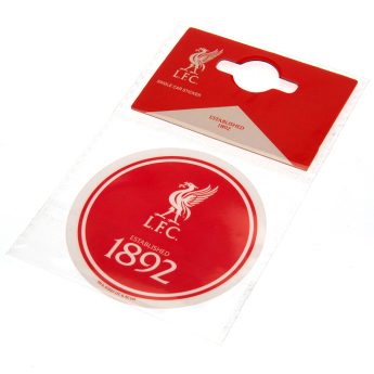 Liverpool naklejka Single Car Sticker EST