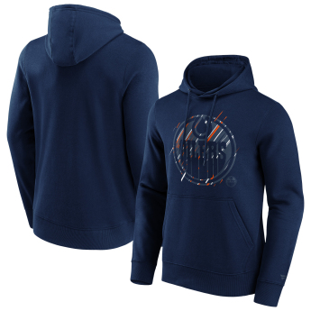 Edmonton Oilers męska bluza z kapturem Etch Hoodie navy