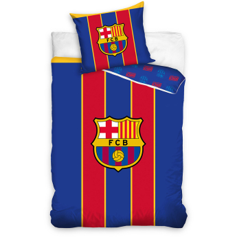 Barcelona pościel na jedno łóżko Stripe