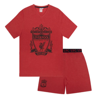 Liverpool piżama męska Short Red Marl