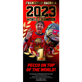 Francesco Bagnaia koszulka męska 2023 MotoGp World Champion
