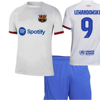 Barcelona zestaw dziecięcy replica 23/24 Away Lewandowski