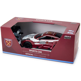 West Ham United auto zdalnie sterowane Radio Control Sportscar 1:24 Scale