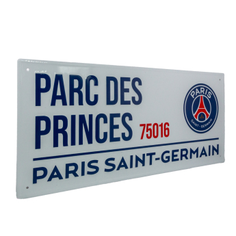 Paris Saint Germain tablica na ścianę Street Sign