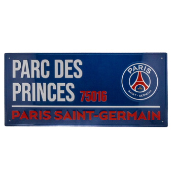 Paris Saint Germain tablica na ścianę Street Sign NV