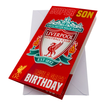 Liverpool życzenia urodzinowe Hope it’s as amazing as you are! Super Son