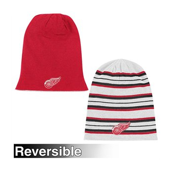 Detroit Red Wings czapka zimowa Reebok Faceoff Long Reversible Knit Hat