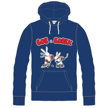Reprezentacje hokejowe dziecięca bluza z kapturem Czech republic Bob a Bobek Hockey 2015 Blue