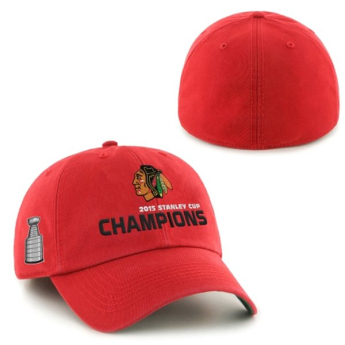 Chicago Blackhawks czapka baseballówka 2015 Stanley Cup Champions Franchise RED