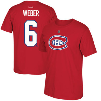 Montreal Canadiens koszulka męska red #6 Shea Weber