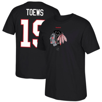 Chicago Blackhawks koszulka męska Jonathan Toews #19 Reebok Center Ice TNT Reflect Logo
