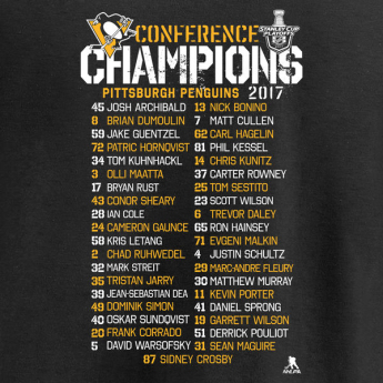 Pittsburgh Penguins koszulka męska 2017 Eastern Conference Champions Full Strength Roster