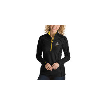 Pittsburgh Penguins bluza damska Antigua Women´s 2017 Stanley Cup Champions Tempo Quarter-Zip Pullover Desert Dry Jacket - Black/Gold