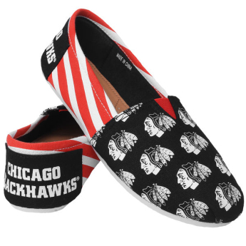 Chicago Blackhawks damskie buty płócienne with logos