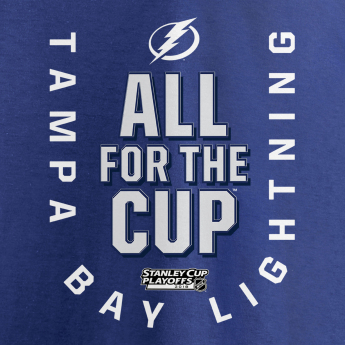 Tampa Bay Lightning koszulka damska blue 2018 Stanley Cup Playoffs Bound Behind The Net