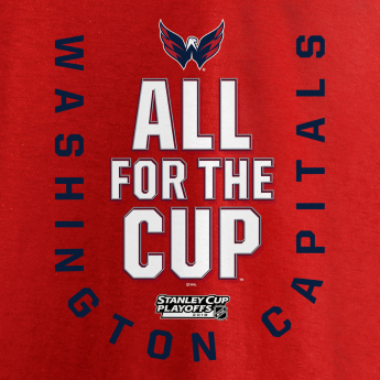Washington Capitals bluza męska red 2018 Stanley Cup Playoffs Bound Behind The Net