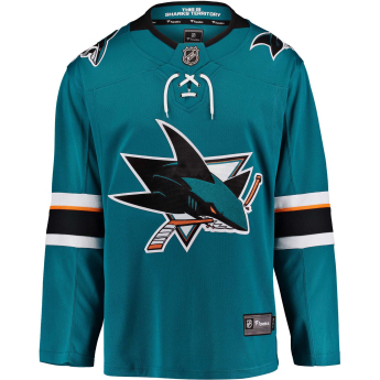 San Jose Sharks hokejowa koszulka meczowa Breakaway Home Jersey