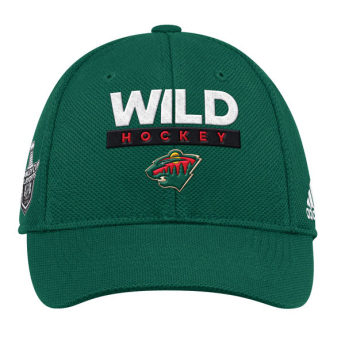 Minnesota Wild czapka baseballówka green 2018 Stanley Cup Playoffs Bound Sidepatch Flex
