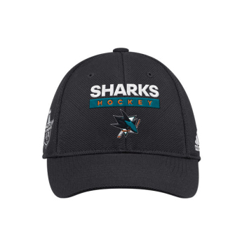 San Jose Sharks czapka baseballówka black 2018 Stanley Cup Playoffs Bound Sidepatch Flex