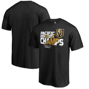 Vegas Golden Knights koszulka męska black 2018 Pacific Division Champions All-Time Save