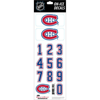 Montreal Canadiens naklejki na kask Decals