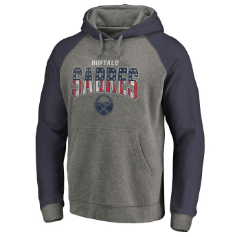 Buffalo Sabres męska bluza z kapturem grey Freedom Tri-Blend Raglan