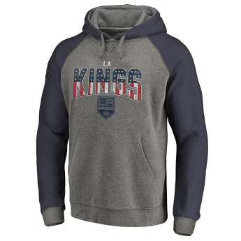 Los Angeles Kings męska bluza z kapturem grey Freedom Tri-Blend Raglan