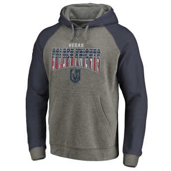 Vegas Golden Knights męska bluza z kapturem grey Freedom Tri-Blend Raglan