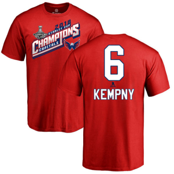 Washington Capitals koszulka męska red Michal Kempný 2018 Stanley Cup Champions