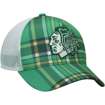Chicago Blackhawks czapka baseballówka Adidas St. Patrick´s Day Trucker