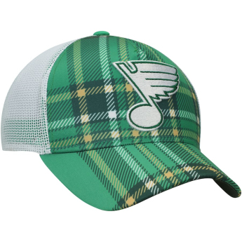 St. Louis Blues czapka baseballówka Adidas St. Patrick´s Day Trucker