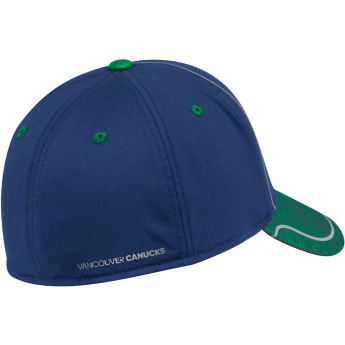 Vancouver Canucks czapka baseballówka blue Adidas Alpha Flex