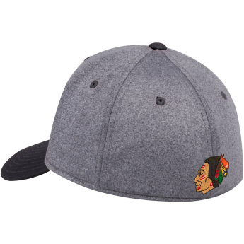 Chicago Blackhawks czapka baseballówka Adidas Culture Two Tone Felt Flex