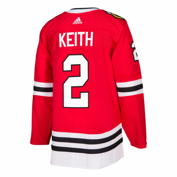 Chicago Blackhawks hokejowa koszulka meczowa #2 Duncan Keith adizero Home Authentic Player Pro